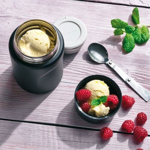 wolf outdoor® CIBUS Thermobecher mit Löffel für Lebensmittel, 0,55 l