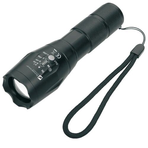 wolf outdoor® DELGADA wiederaufladbare CREE T6 Taschenlampe