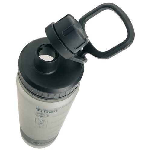 Schwarzwolf outdoor® KIBO Tritan Trinkflasche, 0,8 l, grau
