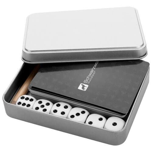 wolf outdoor® YARRA Reiseset bestehend aus Spielkarten und Würfeln