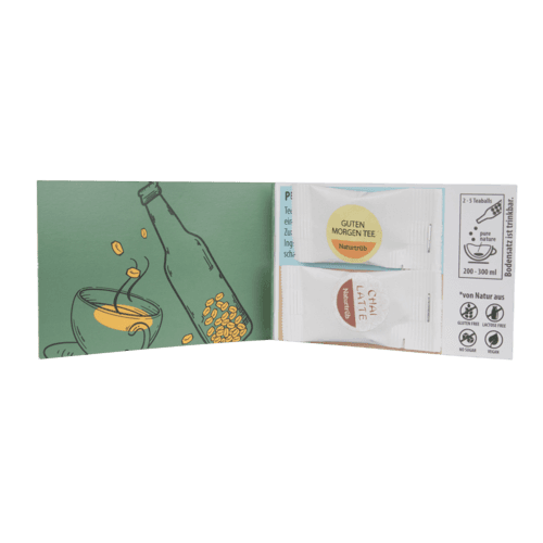 Teaballs Klappkarte incl. 4C Druck