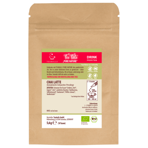 Teaballs Tütchen incl. 4C Druck