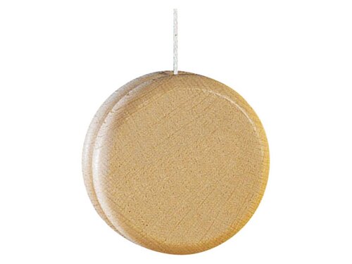 Holz-Jojo 55 mm, FSC-zertifiziert mit Fingerschlaufe
