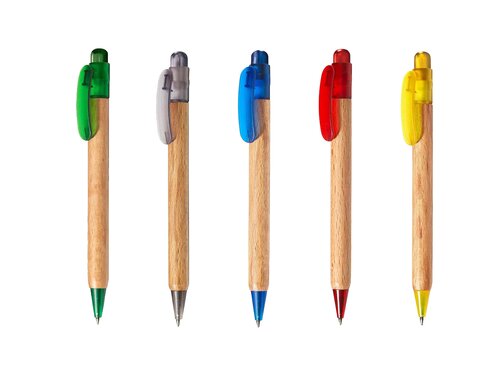 Holz-Druckkugelschreiber Prisma