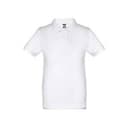 THC ADAM KIDS WH II. Kurzärmeliges Poloshirt für Kinder (unisex). Farbe Weiß