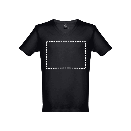 THC ATHENS. Herren T-shirt – Druckbeispiel Digitaler Transfer, 4 x 3 cm - Brust