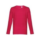 THC BUCHAREST. Herren Langarm T-Shirt in rot