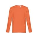THC BUCHAREST. Herren Langarm T-Shirt in terrakotta