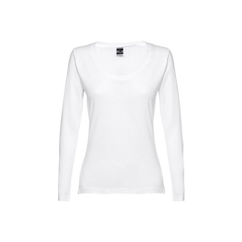 THC BUCHAREST WOMEN WH. Langärmeliges tailliertes T-Shirt für Frauen