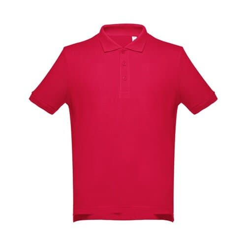 THC ADAM. Kurzarm-Poloshirt aus Baumwolle für Herren