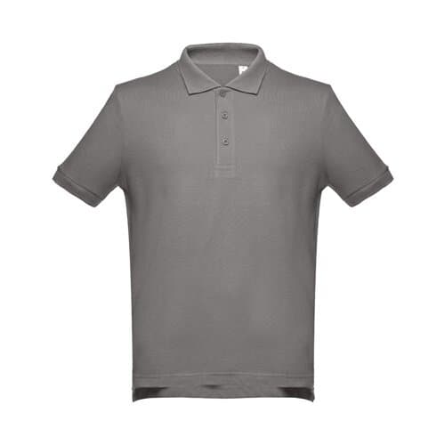 THC ADAM. Kurzarm-Poloshirt aus Baumwolle für Herren