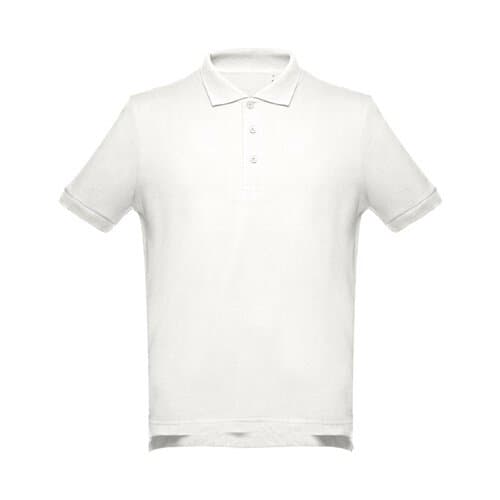 THC ADAM. Kurzarm-Poloshirt aus Baumwolle für Herren