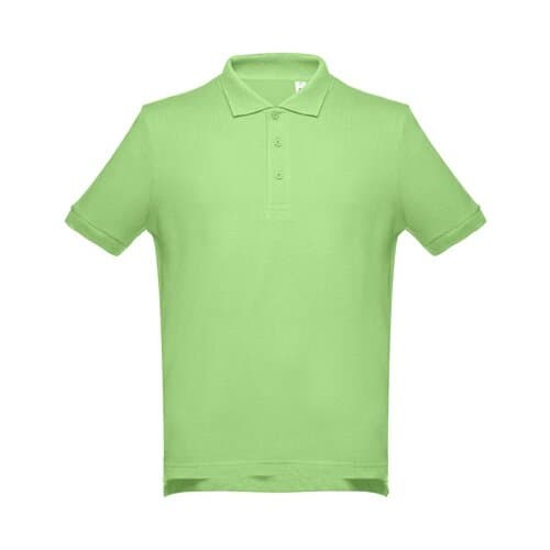 THC ADAM. Kurzarm-Poloshirt aus Baumwolle für Herren