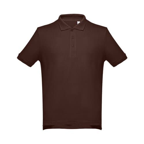 THC ADAM. Kurzarm-Poloshirt aus Baumwolle für Herren