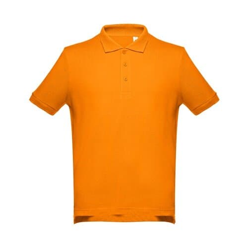 THC ADAM. Kurzarm-Poloshirt aus Baumwolle für Herren