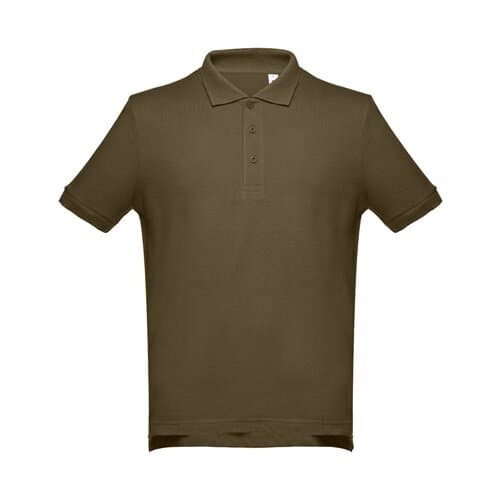 THC ADAM. Kurzarm-Poloshirt aus Baumwolle für Herren