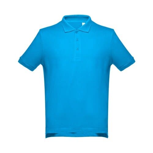 THC ADAM. Kurzarm-Poloshirt aus Baumwolle für Herren