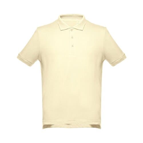 THC ADAM. Kurzarm-Poloshirt aus Baumwolle für Herren