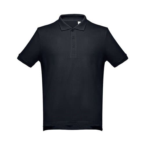 THC ADAM. Kurzarm-Poloshirt aus Baumwolle für Herren
