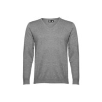 THC MILAN HerrenPullover mit VAusschnitt aus Baumwolle und Polyamid