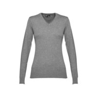 THC MILAN WOMEN Pullover mit VAusschnitt für Damen aus Baumwolle und Polyamid