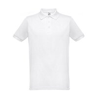 THC BERLIN WH Kurzärmeliges HerrenPoloshirt Farbe Weiß