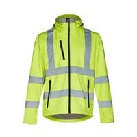 THC ZAGREB WORK Softshell-Jacke mit hoher Sichtbarkeit Unisex