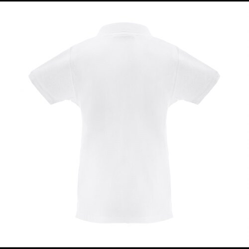 THC MONACO WOMEN WH. Kurzarm-Poloshirt für Damen aus kardierter Baumwolle