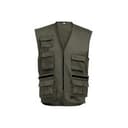 THC PIXEL. Weste (200 g/m²) aus Polyester und Baumwolle in khaki