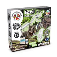 2 in 1 Fossil Excavation Kit II Lernspiel lieferung inklusive einer kraftpapiertasche 90 gm aus FSCzertifiziertem Material und anderen kontrollierten Materialien hergestellt