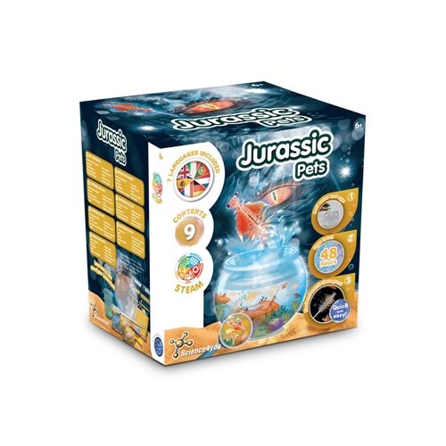 Jurassic Pets Kit II. Lernspiel lieferung inklusive einer kraftpapiertasche (115 g/m²), aus FSC™-zertifiziertem Material und anderen kontrollierten Materialien hergestellt