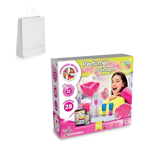 Perfume & Soap Factory Kit II. Lernspiel lieferung inklusive einer kraftpapiertasche (90 g/m²), aus FSC™-zertifiziertem Material und anderen kontrollierten Materialien hergestellt