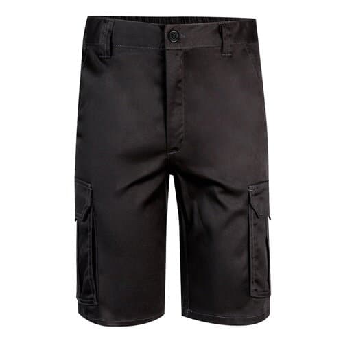 VL HEBE. Stretch-Bermudashorts mit mehreren Taschen (240 g/m²), aus Baumwolle (46 %), EME (38 %) und Polyester (16 %)