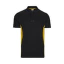 VL SUPAY. Zweifarbiges Piqué-Poloshirt (180 g/m²), kurzärmelig, aus Baumwolle (60%) und Polyester (40%)