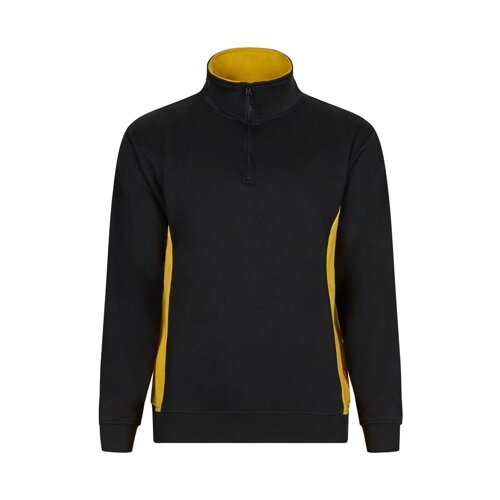 VL SVAROG. Zweifarbiges Frottee-Sweatshirt (260 g/m²), aus Polyester (65 %) und Baumwolle (35 %)
