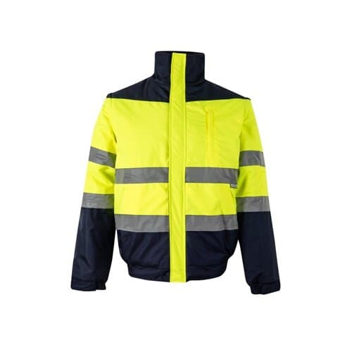 VL JUPITER LARGE. Zweifarbige Steppjacke (180g/m²) aus Polyester (100%) mit PU-Beschichtung