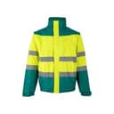 VL JUPITER LARGE. Zweifarbige Steppjacke (180g/m²) aus Polyester (100%) mit PU-Beschichtung