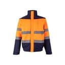 VL JUPITER LARGE. Zweifarbige Steppjacke (180g/m²) aus Polyester (100%) mit PU-Beschichtung