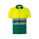 VL CUPID LARGE. Zweifarbiges Poloshirt im Bird-Eye-Design (160g/m²) mit kurzen Ärmeln, aus Polyester (100%)