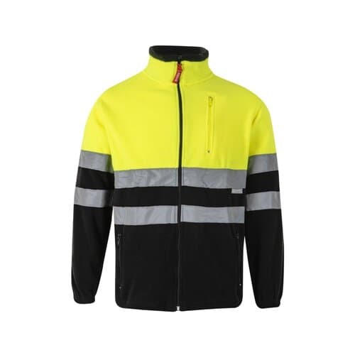 VL EROS LARGE. Zweifarbige Fleecejacke (280g/m²), aus Polyester (100%)