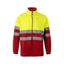 VL EROS LARGE. Zweifarbige Fleecejacke (280g/m²), aus Polyester (100%)