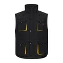 VL NERGAL. Steppweste, zweifarbig, mit mehreren Taschen (120g/m²), aus Polyester (100%)