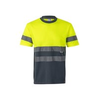 VL BRAHMA Zweifarbiges technisches TShirt mit BirdEyeDesign 140 gm aus Polyester 100