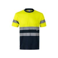 VL BRAHMA LARGE Zweifarbiges technisches TShirt mit BirdEyeDesign 140 gm aus Polyester 100