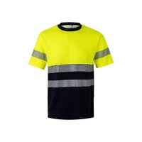 VL BASTET Zweifarbiges TShirt aus Piqué 150 gm aus Baumwolle 55  und Polyester 45 
