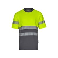 VL BASTET Zweifarbiges TShirt aus Piqué 150 gm aus Baumwolle 55  und Polyester 45 