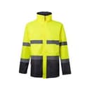 VL THEMIS. Zweifarbiger Parka (190g/m²), aus Polyester (100%), mit PU-Beschichtung