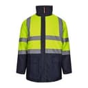 VL JUNO LARGE. Zweifarbiger 4-in-1-Parka (180 g/m²), aus Polyester (100%) mit PU-Beschichtung