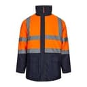 VL JUNO LARGE. Zweifarbiger 4-in-1-Parka (180 g/m²), aus Polyester (100%) mit PU-Beschichtung