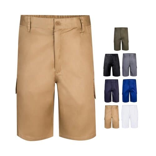 VL CHIONE. Bermudashorts aus Multi-Pocket-Twill (200g/m²), aus Baumwolle (35%) und Polyester (65%)